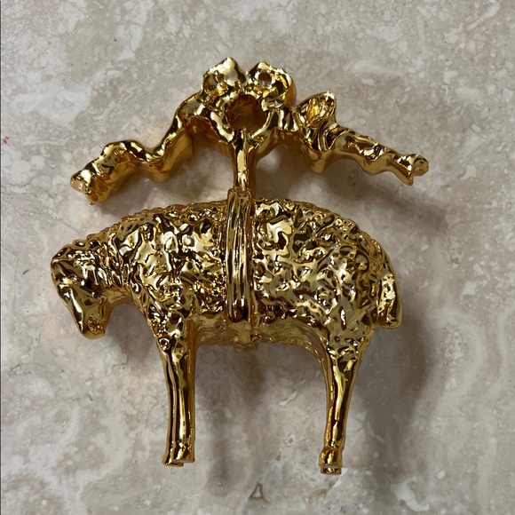 Gold Sheep Ornament - Picture 2 of 5